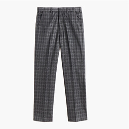 Check Trouser With Hidden Stretch Waist